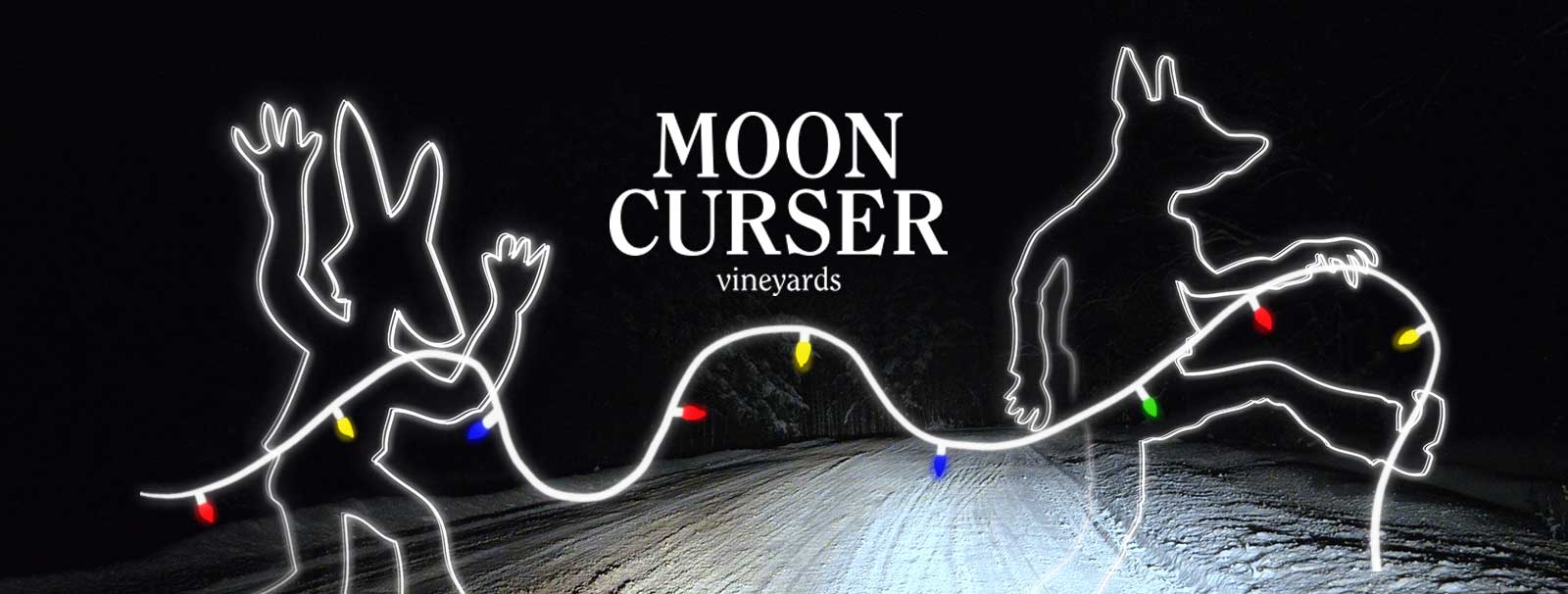 MC Christmas light banner logo01 1600px 1: Two Weekends of Winter in Wine Country at Moon Curser '23