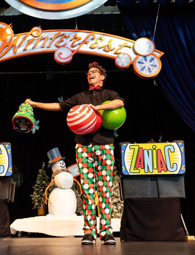 a zaniac christmas 005: Venables Theatre presents A ZANIAC CHRISTMAS Alex Zerbe